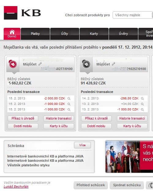 Komerční banka, a.s. -      
