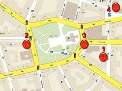 Карта Праги